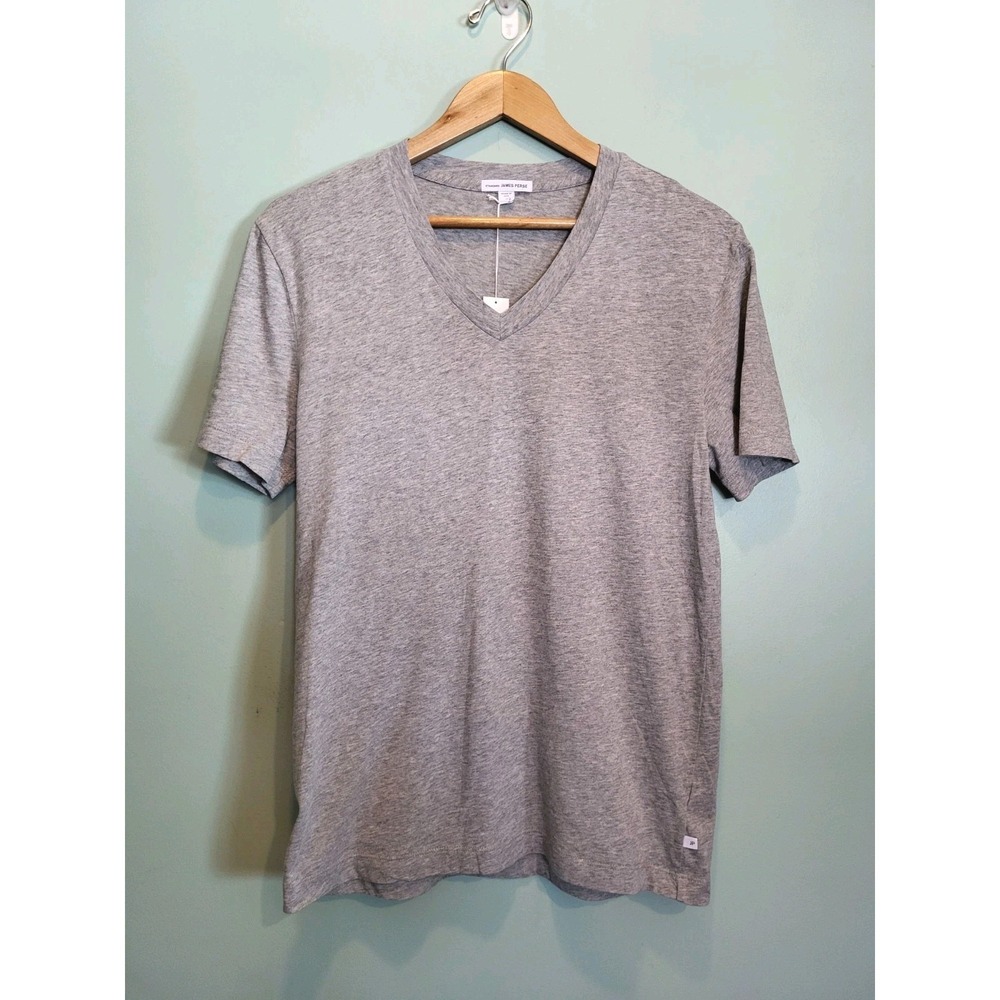Classic V-Neck Tee - Gray